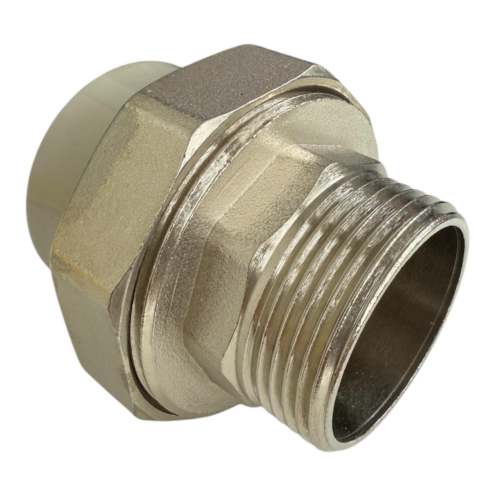 Фитинг американка PPR 40х1 1/4" наружная (00-00005323) Фитинг американка PPR 40х1 1/4" наружная (00-00005323)