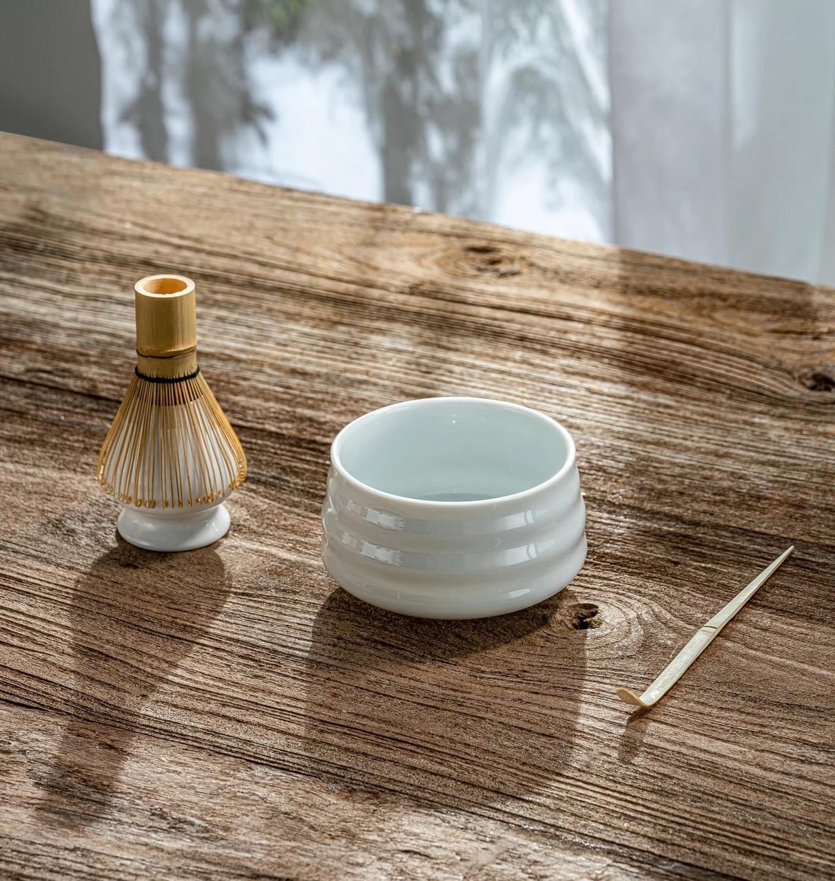 Набір аксесуарів для приготування чаю-матча 4 предмети White (2611083091) - фото 6 Набір аксесуарів для приготування чаю-матча 4 предмети White (2611083091) - фото 6