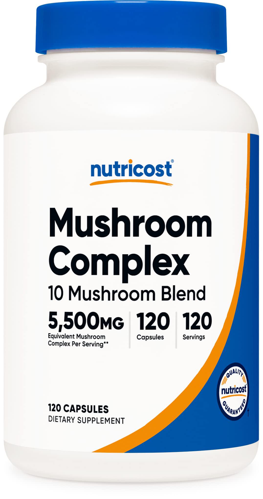 Комплекс грибов Nutricost Mushroom Complex 5,500 mg 120 капс.