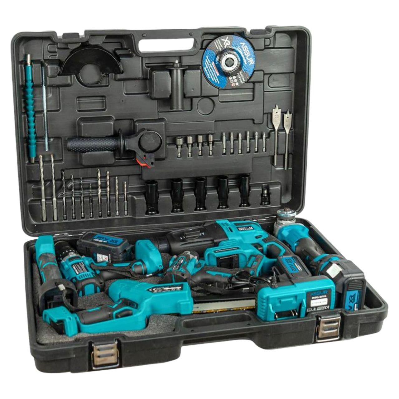 Набір інструментів 6в1 ASSUR ASR1053/МК 21V 4 АКБ кейс (33356614)