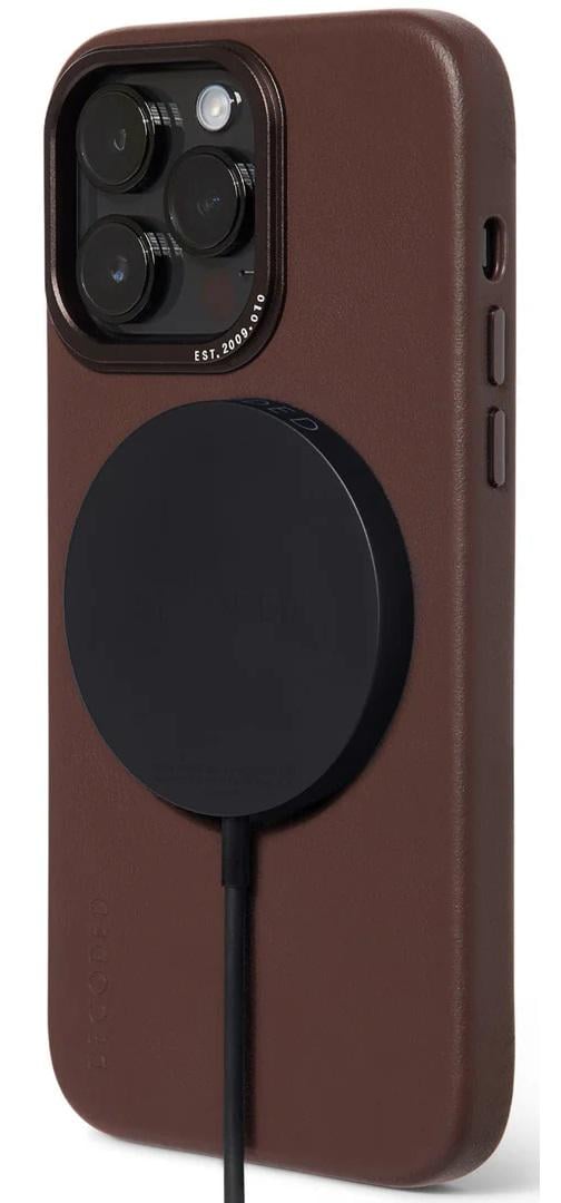 Чохол оригінальний шкіряний Decoded Leather Case MagSafe для Apple Iphone 13 Pro Max/12 Pro Max (6.7") Chocolate Brown