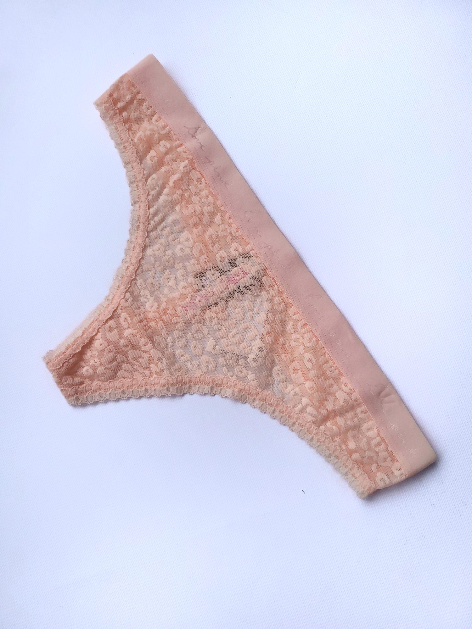 Трусики стрінги Victoria's Secret Pink А-452 L Персиковий (46) - фото 3