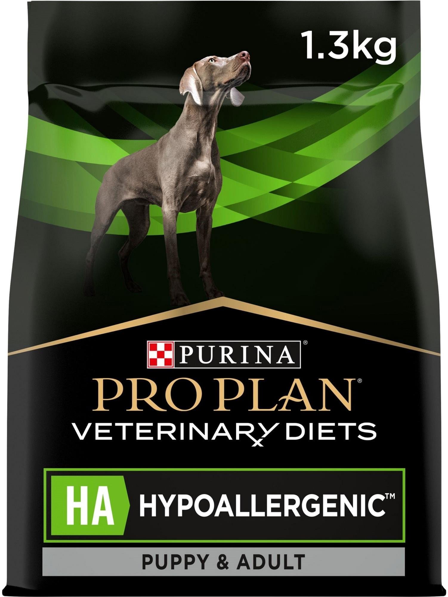 Сухой корм для собак при пищевой аллергии Purina Pro Plan Veterinary Diets HA Hypoallergenic 1.3 кг (7613287777072) - фото 1