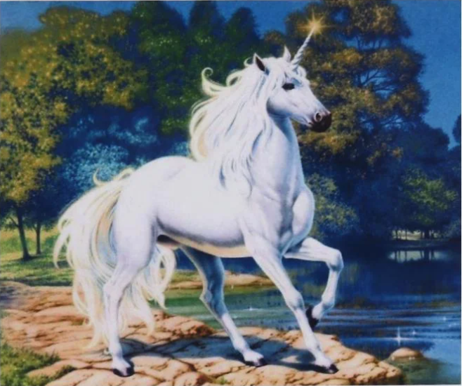 Алмазна мозаїка за номерами Josef Otten Єдиноріг 70837_BGLE 40x50 см (MTT-191173)