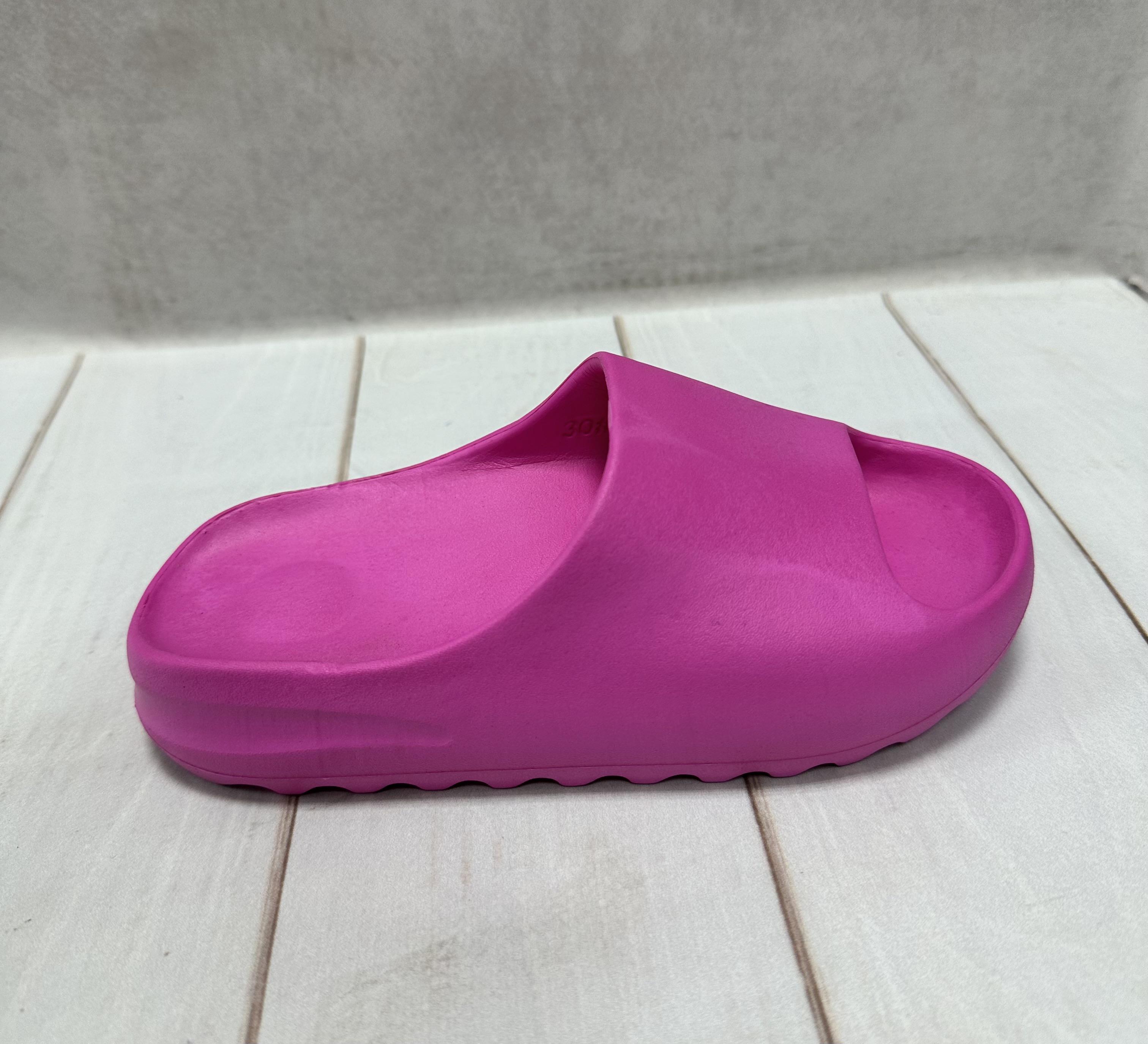 Шлепанцы детские на массивной подошве р. 30 Розовый (15423649)