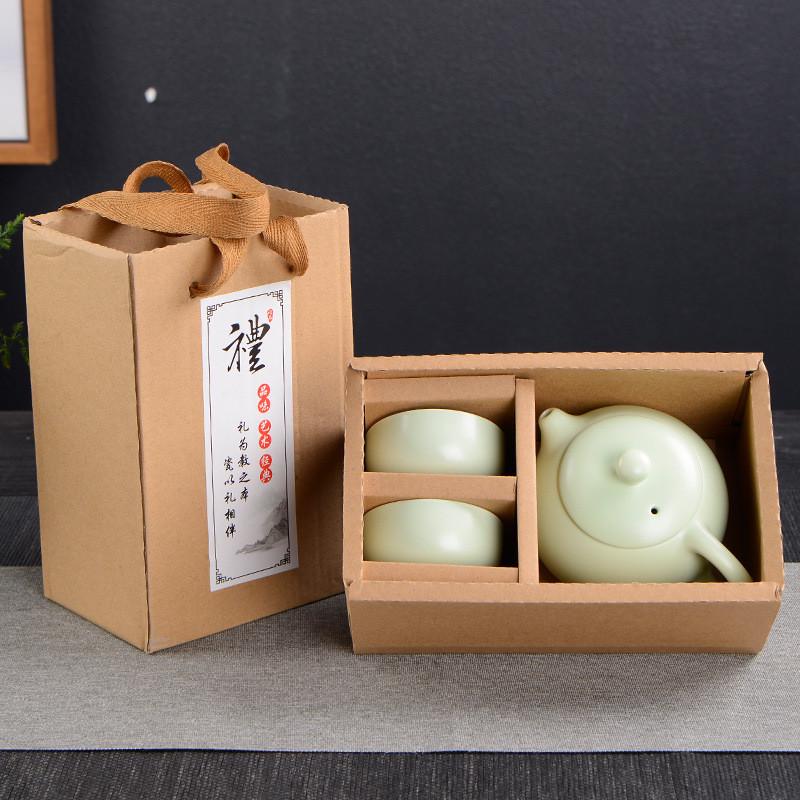 Чайний набір для подорожей UFT чайничок та 2 піали Green (TSET7) - фото 2 Чайний набір для подорожей UFT чайничок та 2 піали Green (TSET7) - фото 2