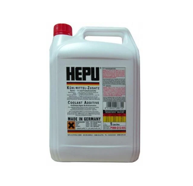 Антифриз HEPU G12 концентрат -80°C 5 л Красный (2197) Антифриз HEPU G12 концентрат -80°C 5 л Красный (2197)