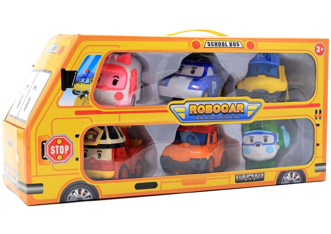 Детский игровой набор фигурок Robocar Poli 6 шт. (28443317)