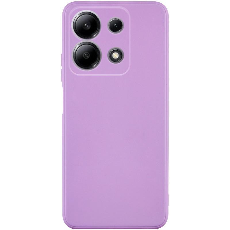 Противоударный Силиконовый чехол Candy Full Camera для Xiaomi Redmi Note 13 4G Сиреневый/Dasheen