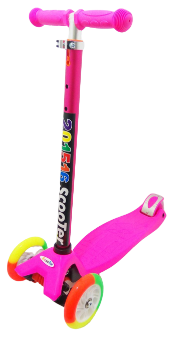 Самокат детский Delux Maxi Scooter PU Розовый (2T1059)