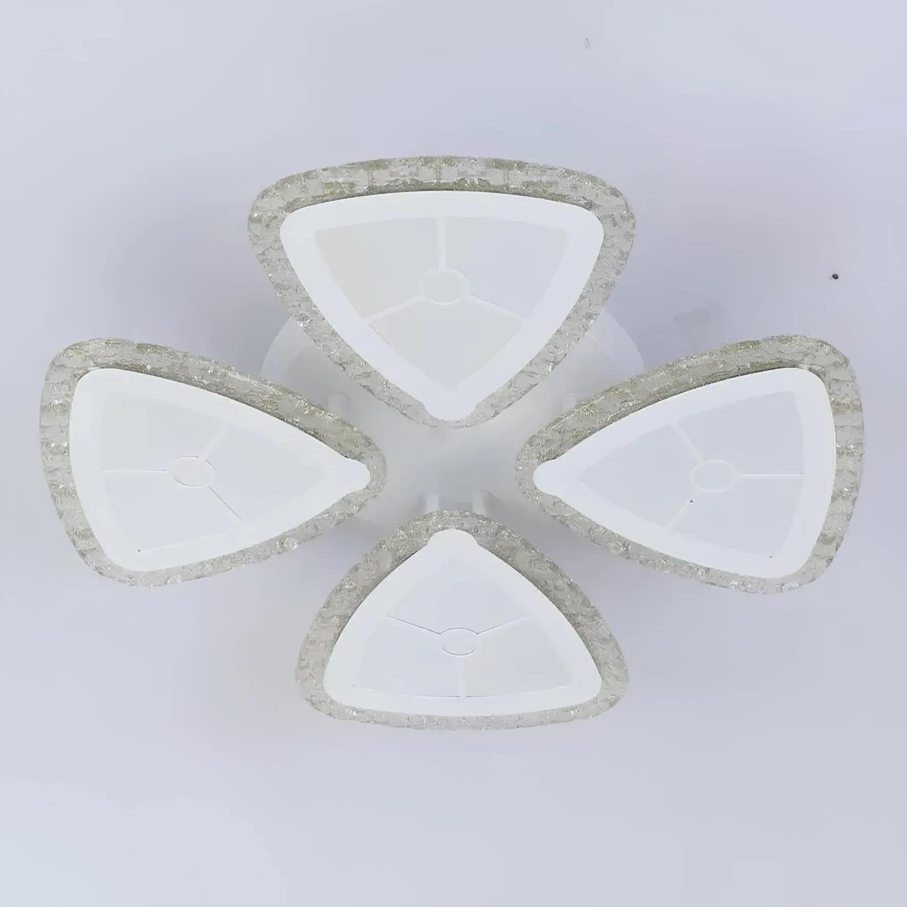 LED-люстра стельова Valeso V-K39932-4+1 WT з пультом 114W (28685951)