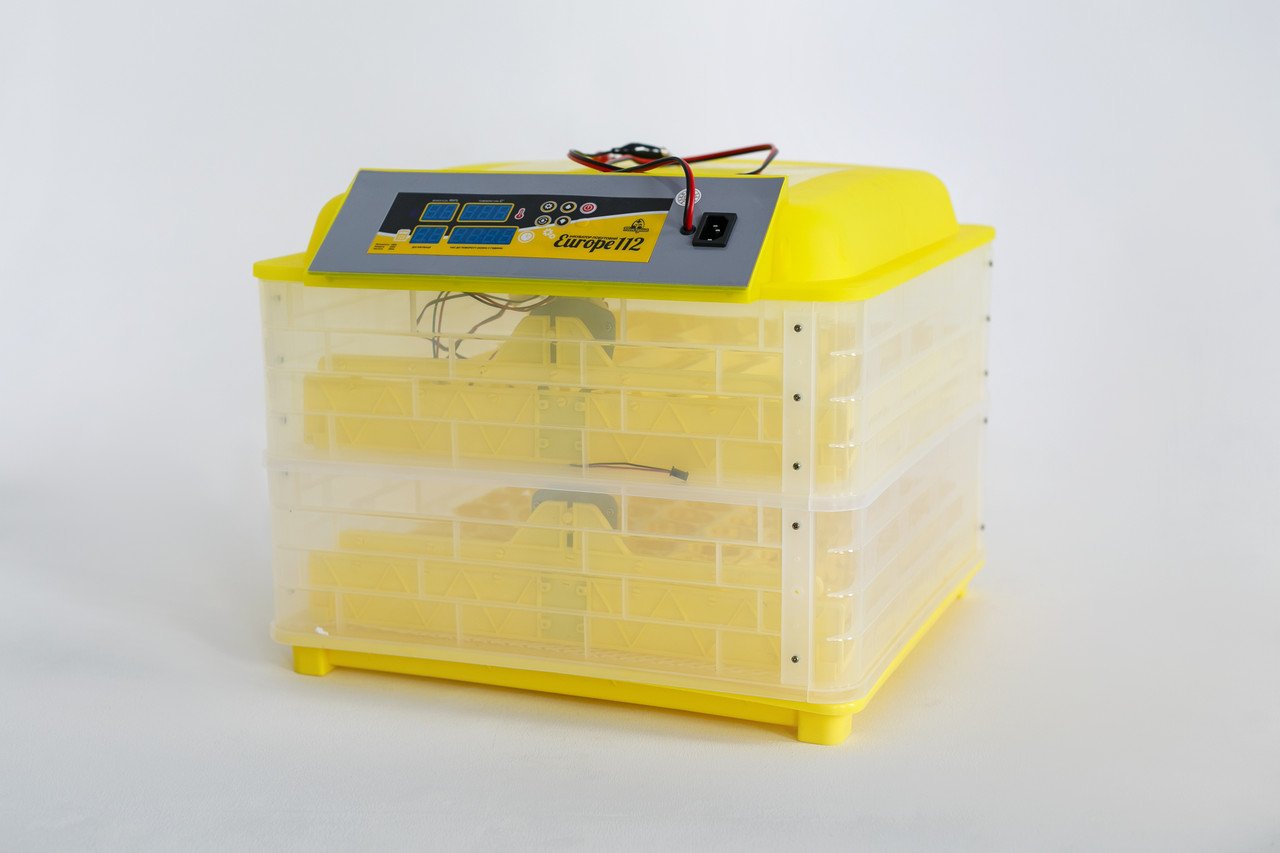 Інкубатор автоматичний Теплуша Europe на 112 яєць 220/12 В (T112)