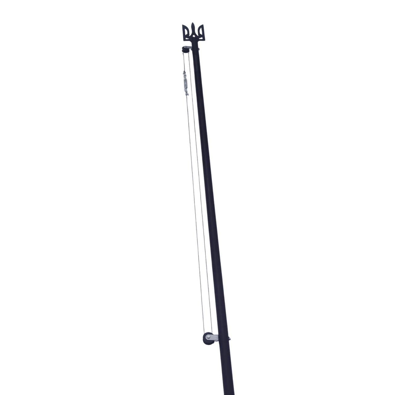 Флагшток с закладной деталью для бетонирования и подьемным механизмом 2,95 м (1.тр3.5)