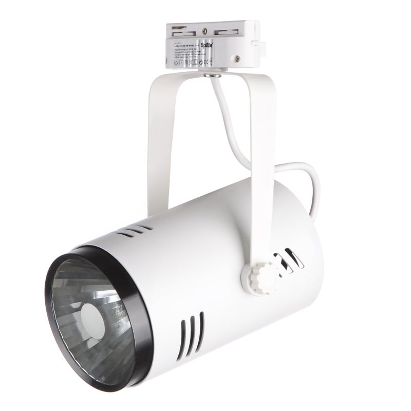 Світильник трековий Brille LED 413/18W CW WH/BK COB (32-073)