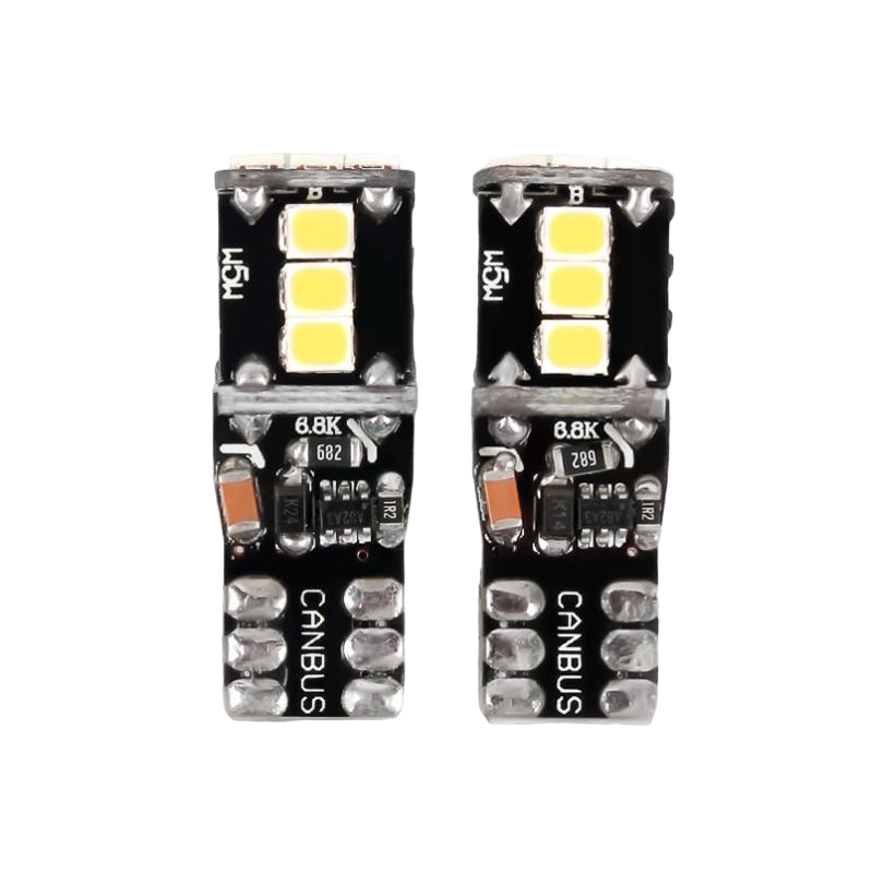 Лампа світлодіодна Carlamp Canbus з обманкою 9-24В 200Лм 6000К 3G9-T10 (W5W-W) Лампа світлодіодна Carlamp Canbus з обманкою 9-24В 200Лм 6000К 3G9-T10 (W5W-W)