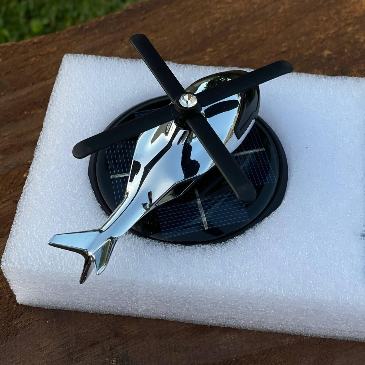 Ароматизатор в машину на сонячних елементах у формі вертольота Сірий - фото 8 Ароматизатор в машину на сонячних елементах у формі вертольота Сірий - фото 8