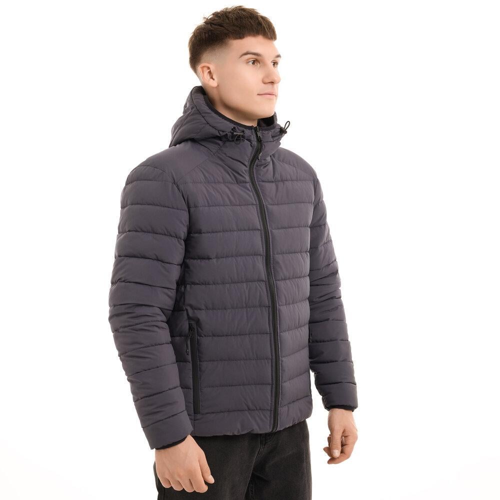 Куртка чоловіча Pobedov Beggin демісезонна стьобана XXL Темно-сірий (26512/1/5) - фото 3
