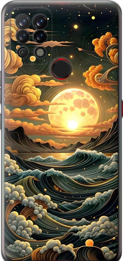 Чехол на Tecno Pova LD7 Арт волны (6332u-2433-42517) Чехол на Tecno Pova LD7 Арт волны (6332u-2433-42517)
