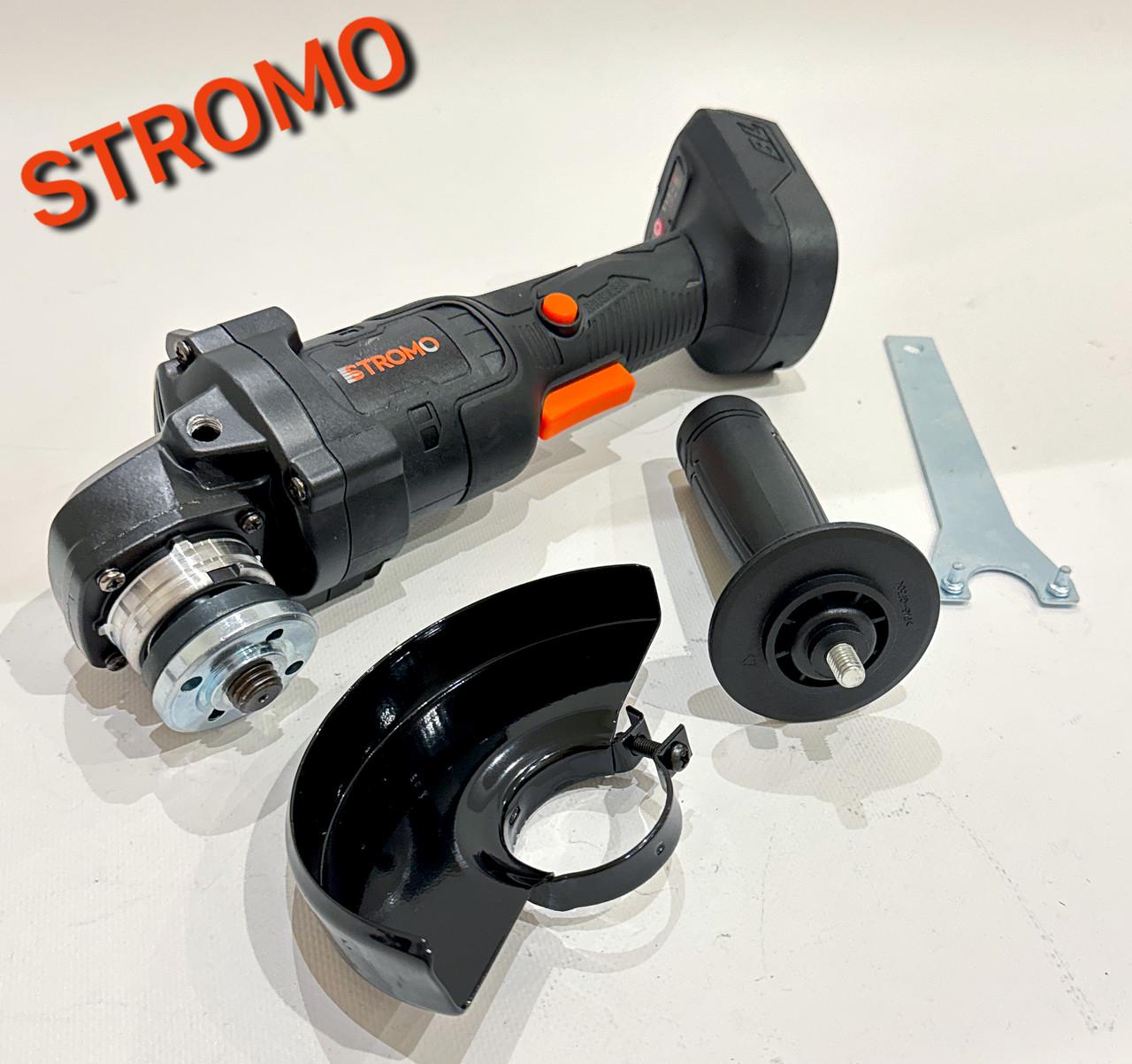 Болгарка аккумуляторная бесщеточная 20V4Ah Stromo AGA216 без аккумулятора и зарядного устройства 125 мм (2104993324) - фото 5 Болгарка аккумуляторная бесщеточная 20V4Ah Stromo AGA216 без аккумулятора и зарядного устройства 125 мм (2104993324) - фото 5