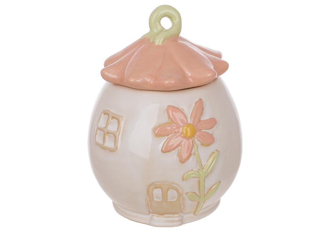 Банка керамическая BonaDi с крышкой 9,8x9,7x13,1см (834-898)