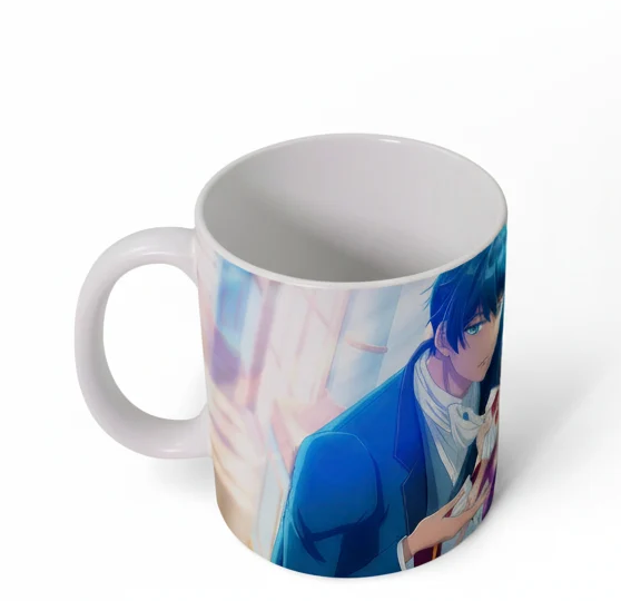 Чашка керамическая Rekishi ni Nokoru Akujo ni Naru zo 330 мл Белый (69895-836)