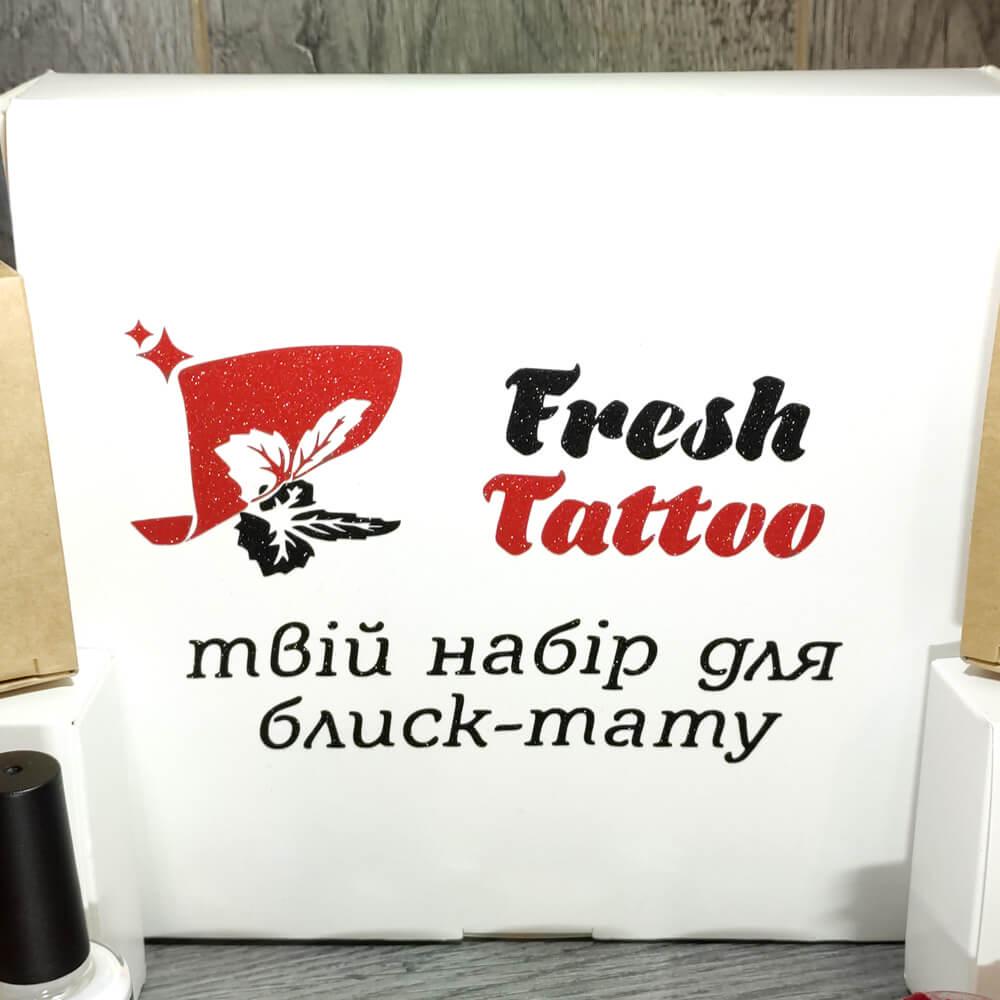 Набір трафаретів для боді-дизайну Fresh Tattoo Весна-макс (gift-set-spring-max) - фото 4