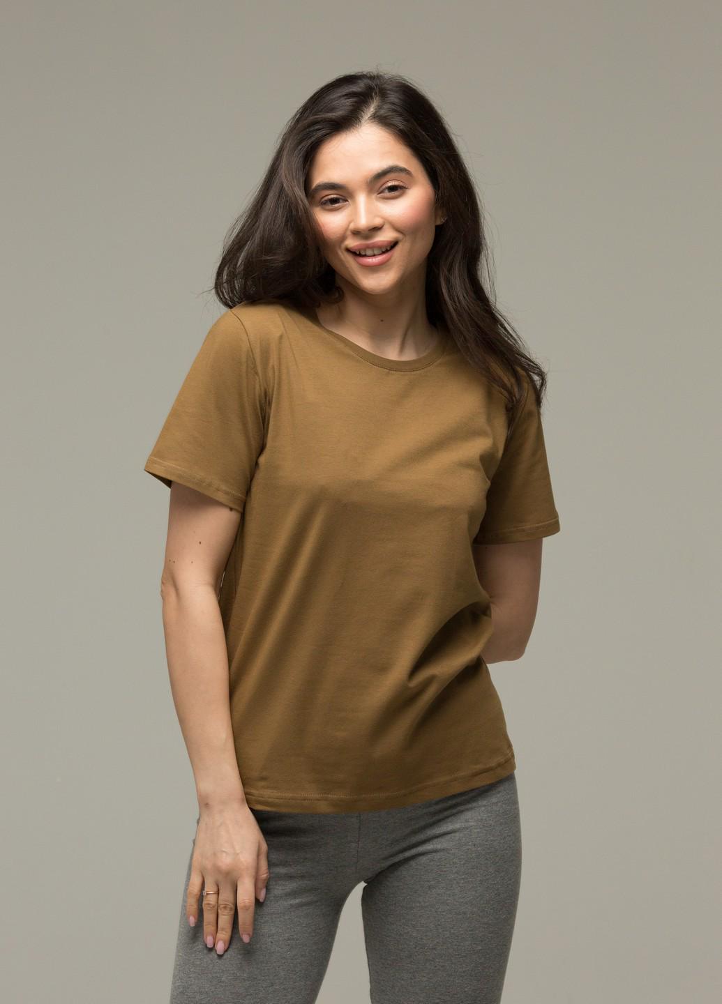 Футболка женская Наталюкс M Койот (4123578083031)