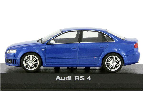 Модель автомобиля Minichamps 1:43 Audi RS 4 8E Blue (943014603) - фото 4