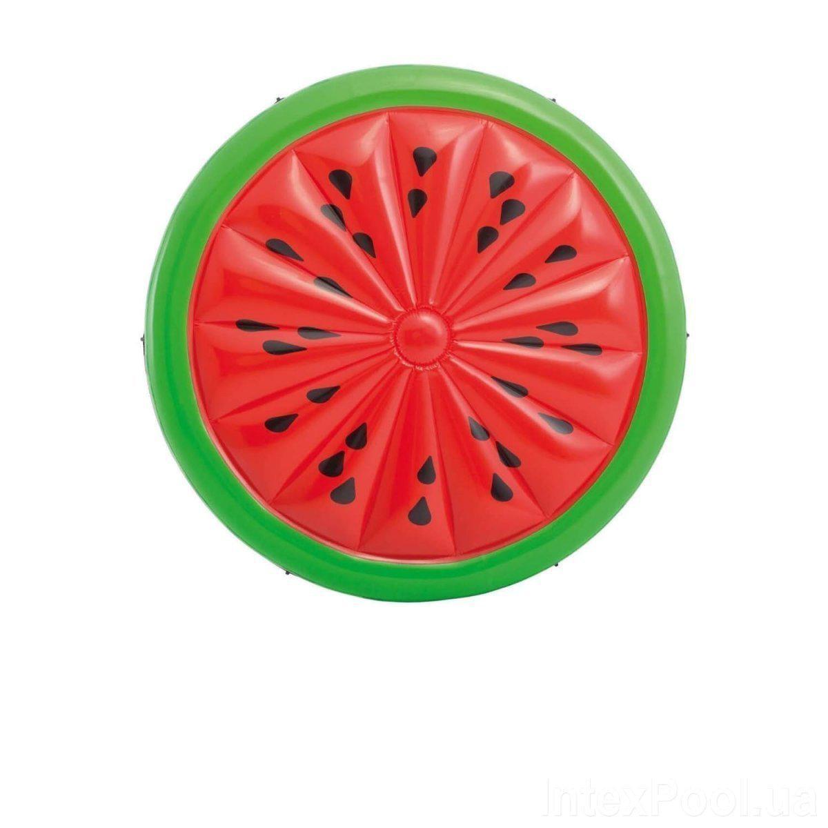 Пляжний надувний матрац Intex Кавун 183х23 см (56283)