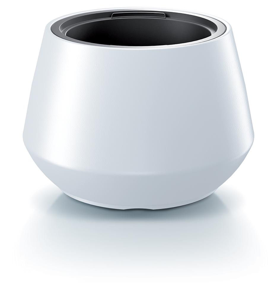 Горшок для цветов Prosperplast HEOS 44х30 см круглый с вкладышем Белый (89397-449)