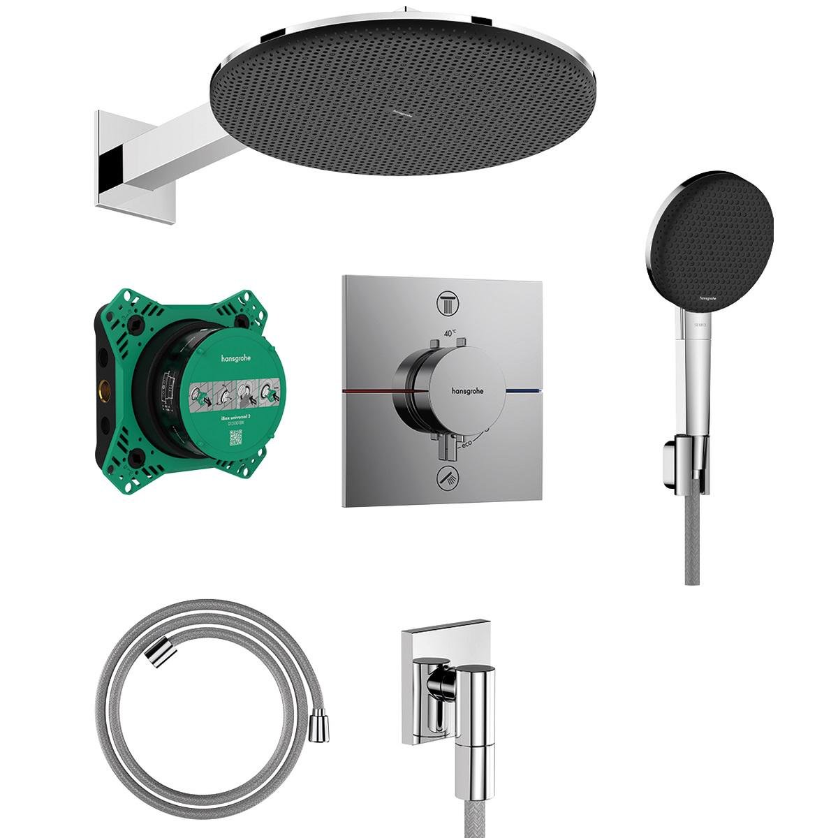 Душова система прихованого типу Hansgrohe Raindance Alive 24630000 із верхнім душем Хром (258271)