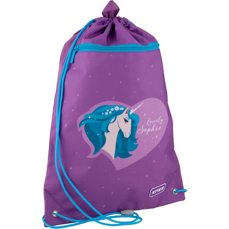 Сумка для обуви KITE Lovely Sophie с карманом 46x33 см Фиолетовый (K20-601M-27)