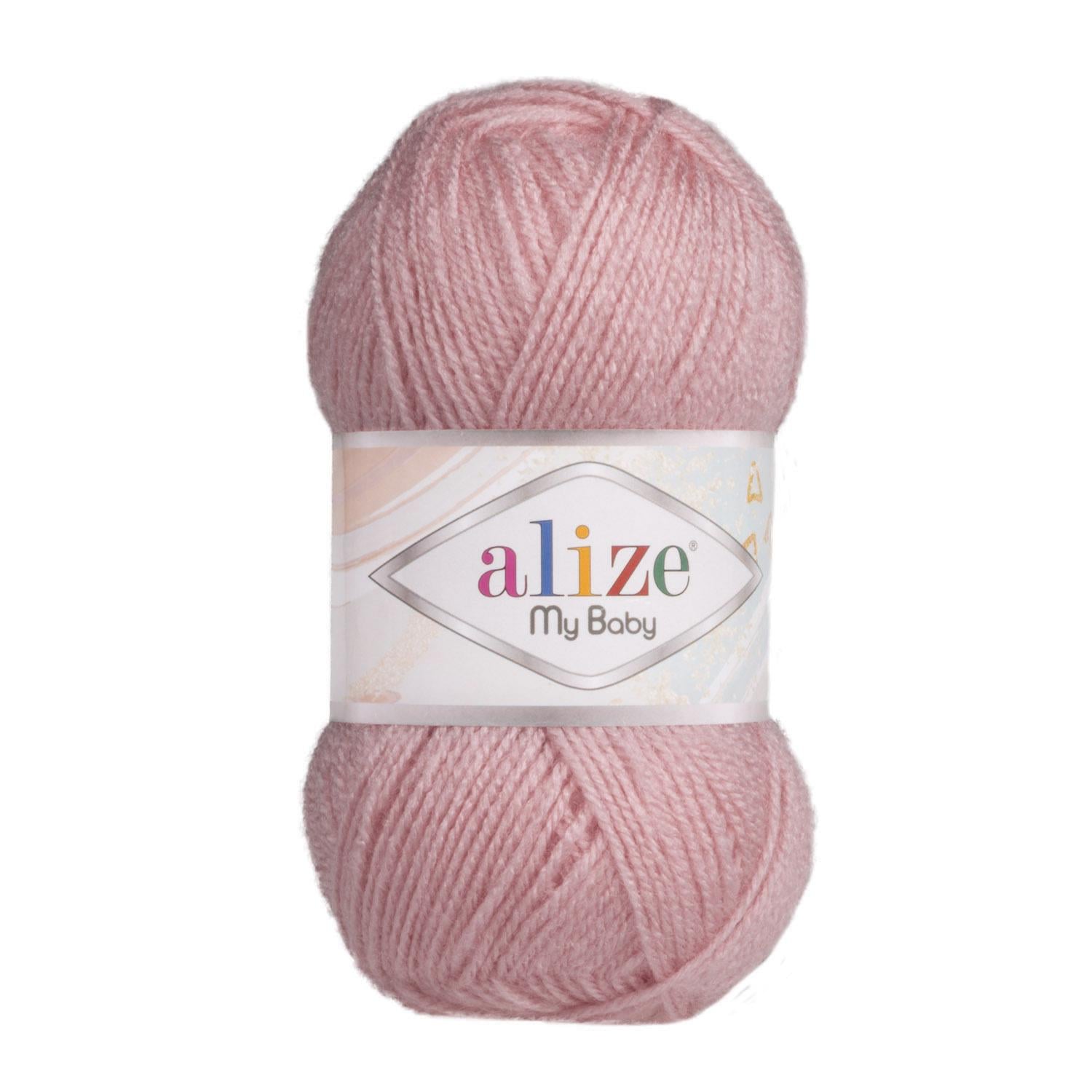 Пряжа Alize My Baby 315 Розовый (6131)