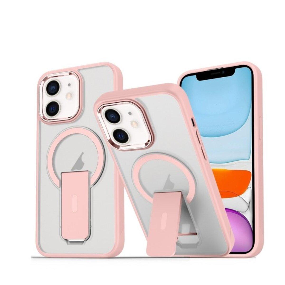 Протиударний чохол із підставкою Cosmic Magnetic Stand for Apple iPhone 11 Pink