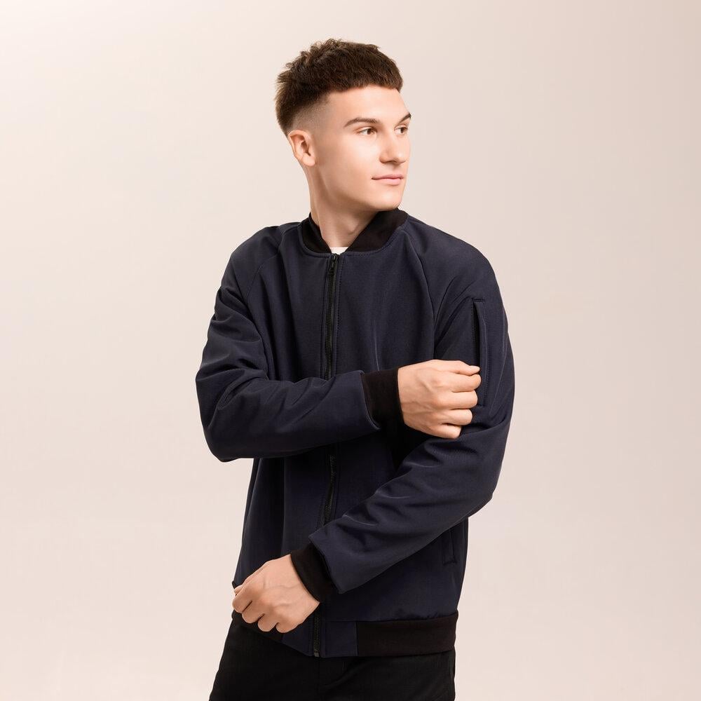 Бомбер мужской Pobedov Thunder soft shell L Синий (26492/1/3) Бомбер мужской Pobedov Thunder soft shell L Синий (26492/1/3)