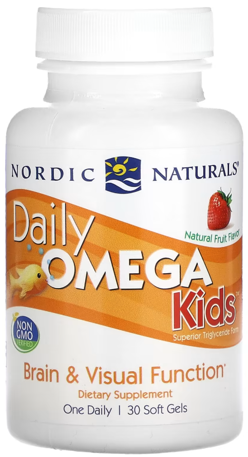 Жирные кислоты для детей от 3-х лет Nordic Naturals Daily Omega Kids 30 софтгель