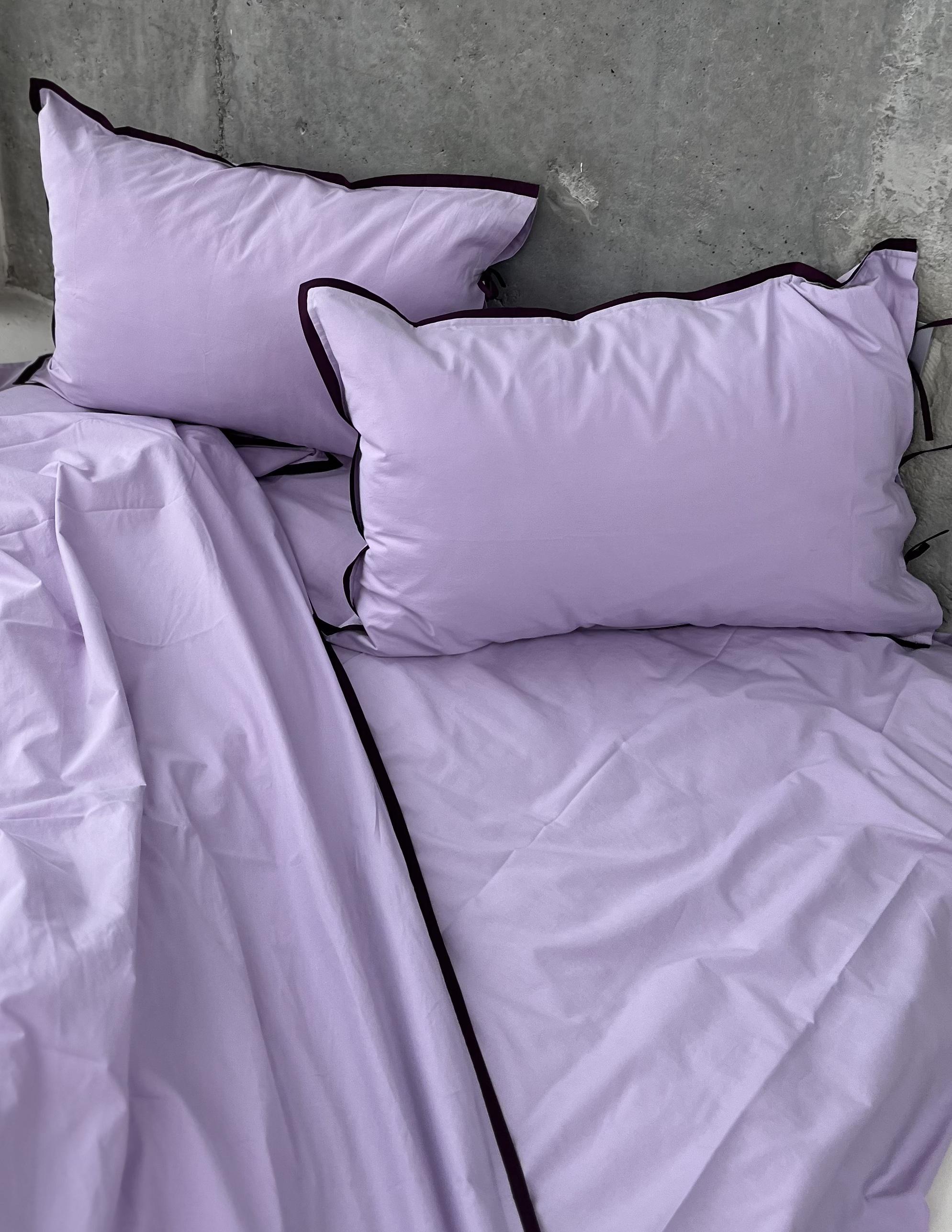 Комплект постельного белья White Dream полуторный 155х215 см вареный хлопок Лиловый (2003/2) - фото 9 Комплект постельного белья White Dream полуторный 155х215 см вареный хлопок Лиловый (2003/2) - фото 9