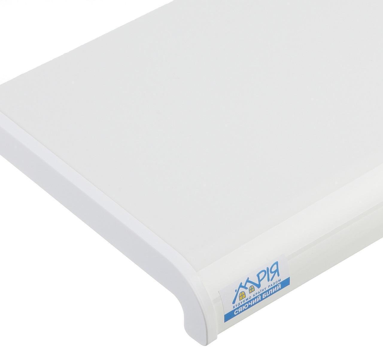 Підвіконня Fachmann Mriya ПВХ 570 мм Білий глянецевий - фото 1 Підвіконня Fachmann Mriya ПВХ 570 мм Білий глянецевий - фото 1