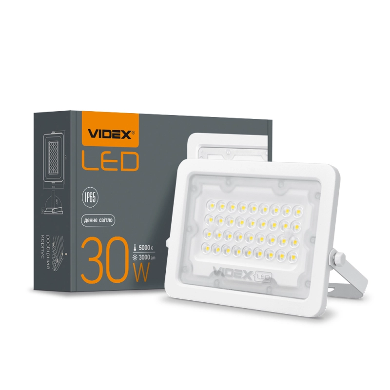 Прожектор LED Videx 30W 5000K 220V (VL-F2e-305W)