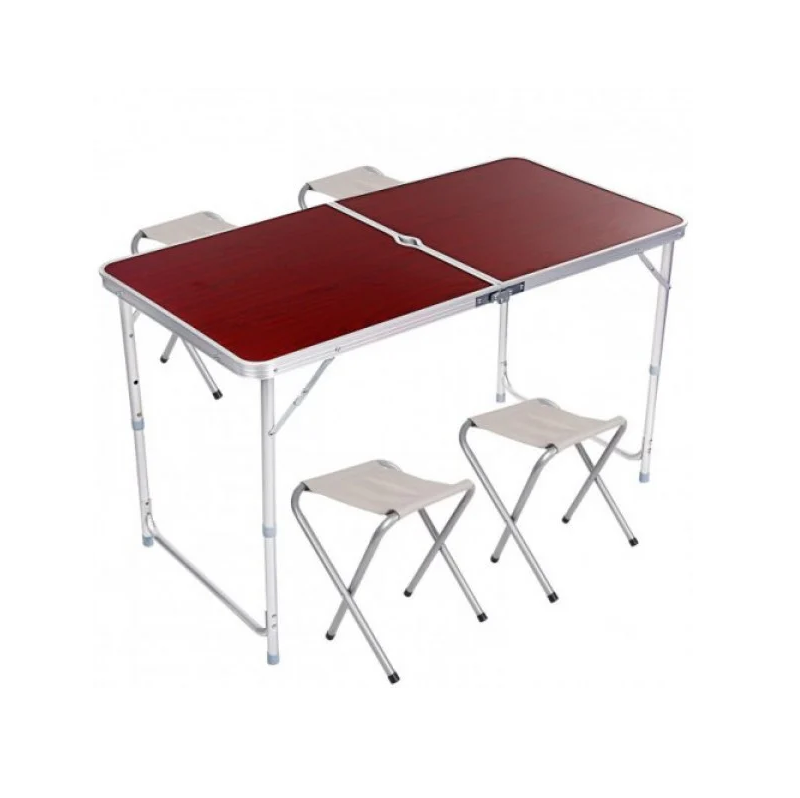 Стол для пикника Folding Table с 4 стульями (2-RB708)