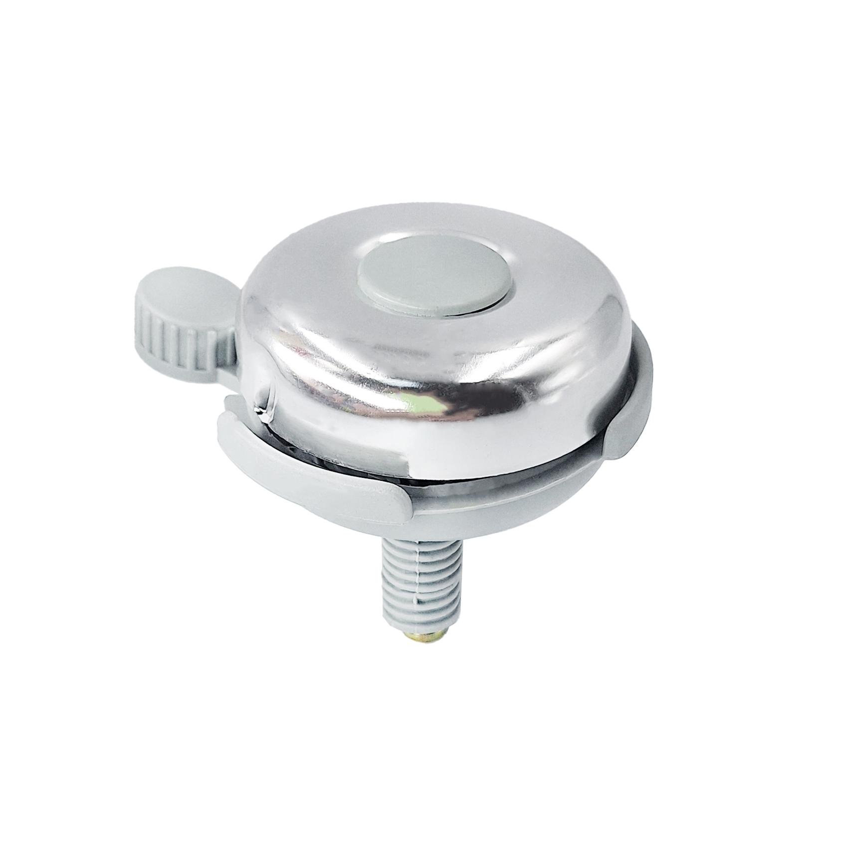 Дзвінок велосипедний алюмінієвий класичний Сріблясто-сірий (G00001584) Дзвінок велосипедний алюмінієвий класичний Сріблясто-сірий (G00001584)