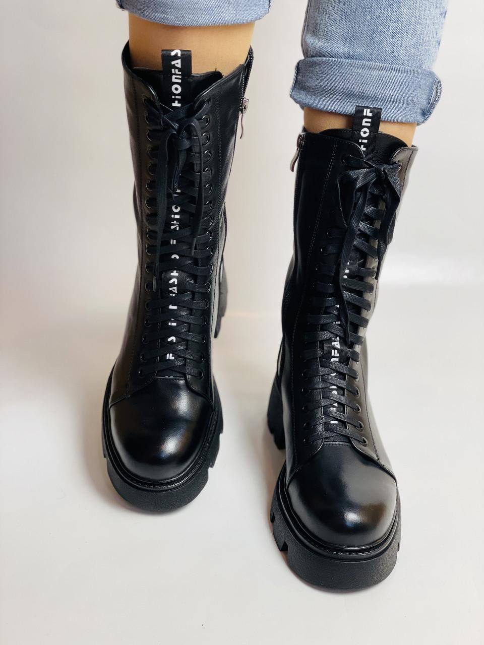 Ботинки женские зимние Farinni р. 40 25,5 см Черный (2682) - фото 7 Ботинки женские зимние Farinni р. 40 25,5 см Черный (2682) - фото 7