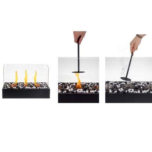 Биокамин настольный Kaminer 26318 бездымный для дома и террасы 45x30x21 см - фото 7 Биокамин настольный Kaminer 26318 бездымный для дома и террасы 45x30x21 см - фото 7