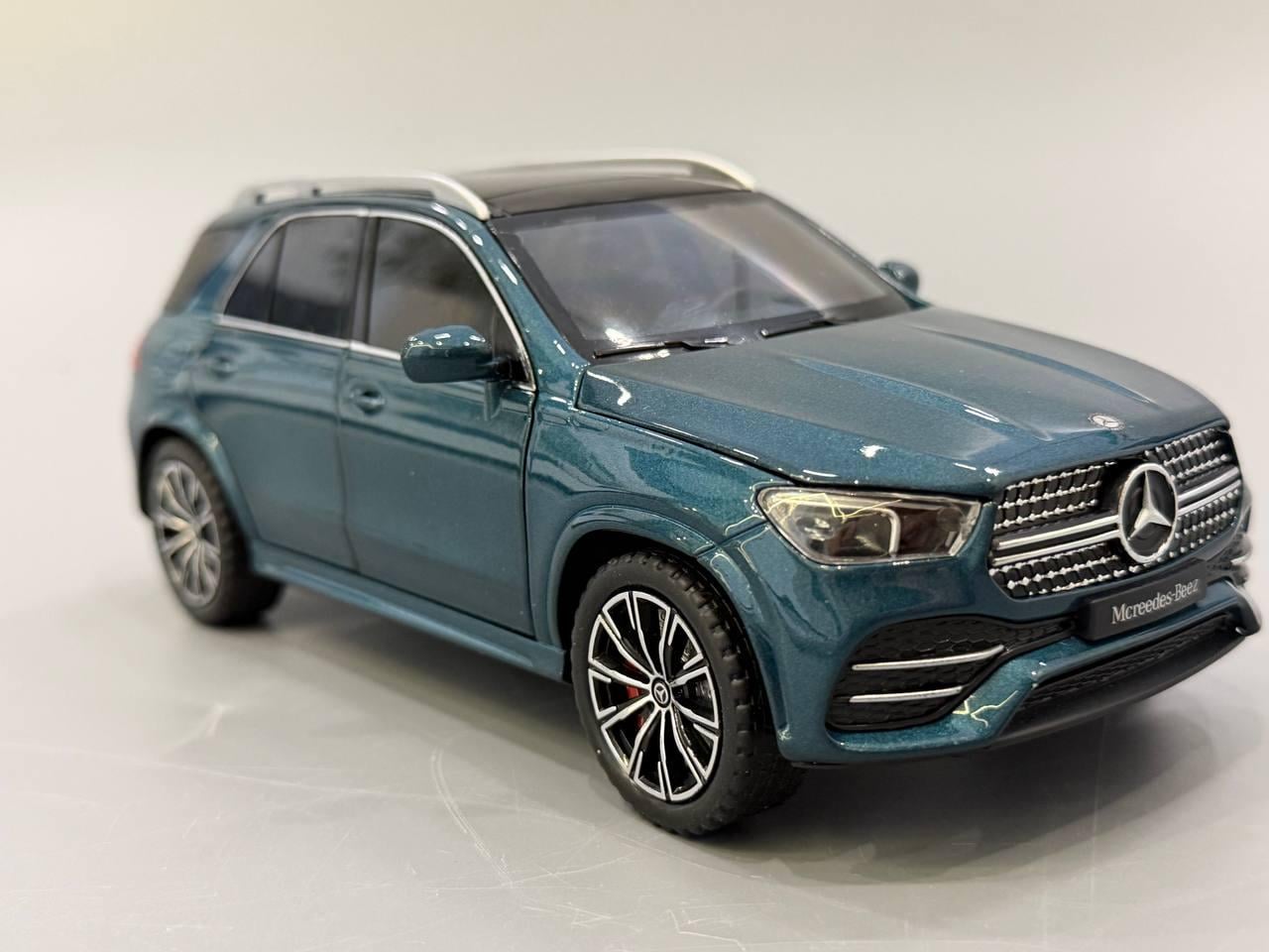 Машинка Mercedes GLE Авто Эксперт металлопластик 1:24 звук/свет/инерция Зеленый (1841-12)