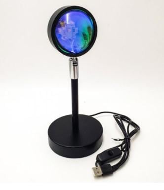 Светильник-лампа проекционный USB led Lamp UKC Sunset настольный - фото 9