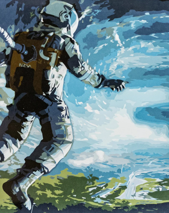 Картина по номерам Strateg Пространства космоса 40x50 см (VA-3392)