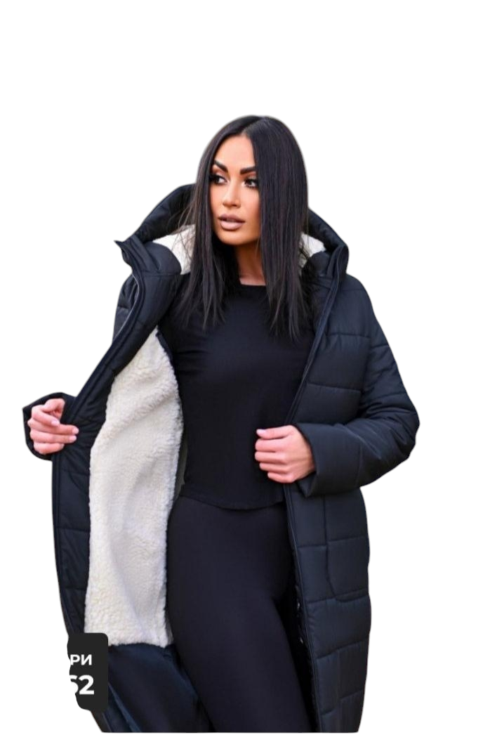 Пуховик Пальто р. 52 Синий (22821368)