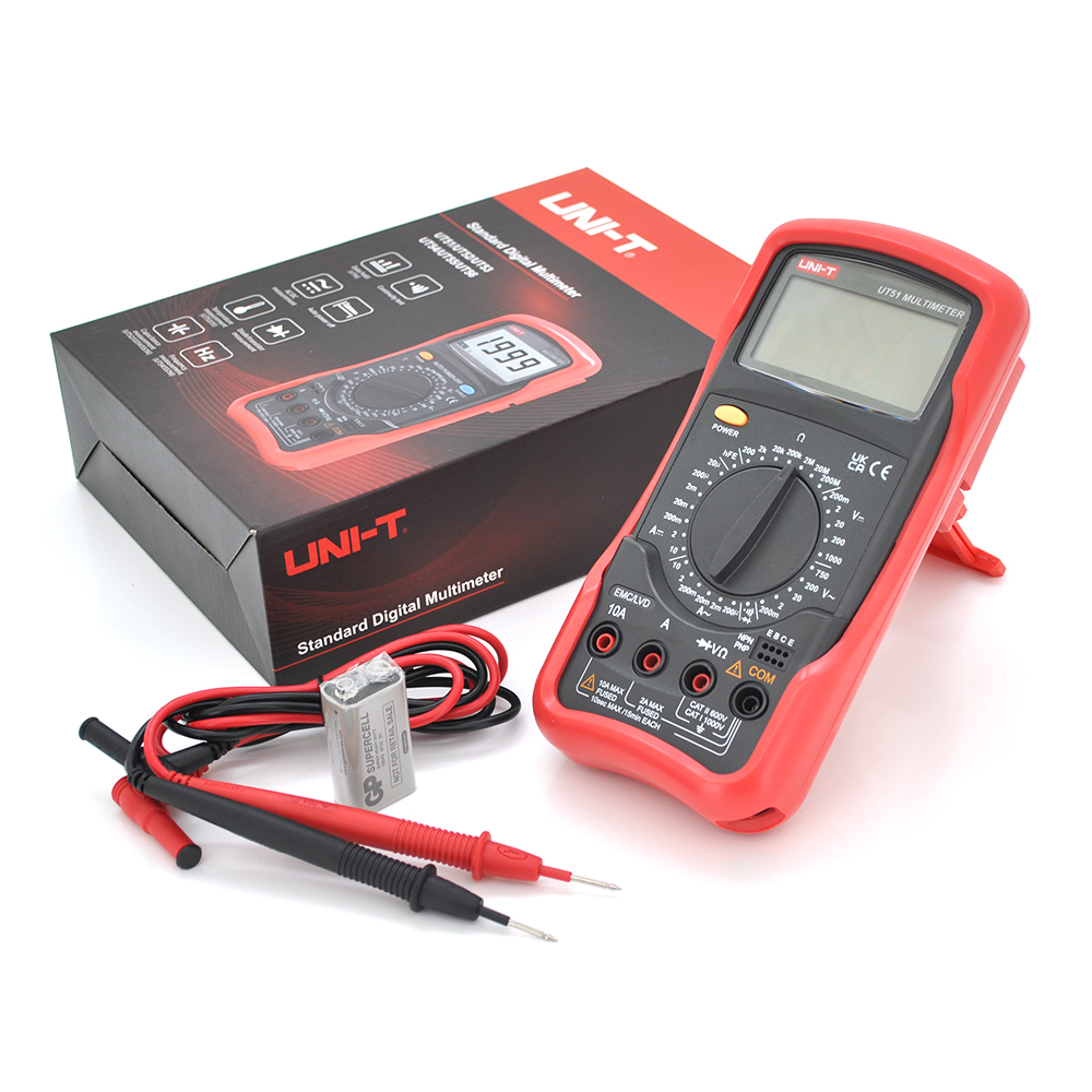 Мультиметр цифровой UNI-T UT51 VAR с функцией прозвонки (2072)