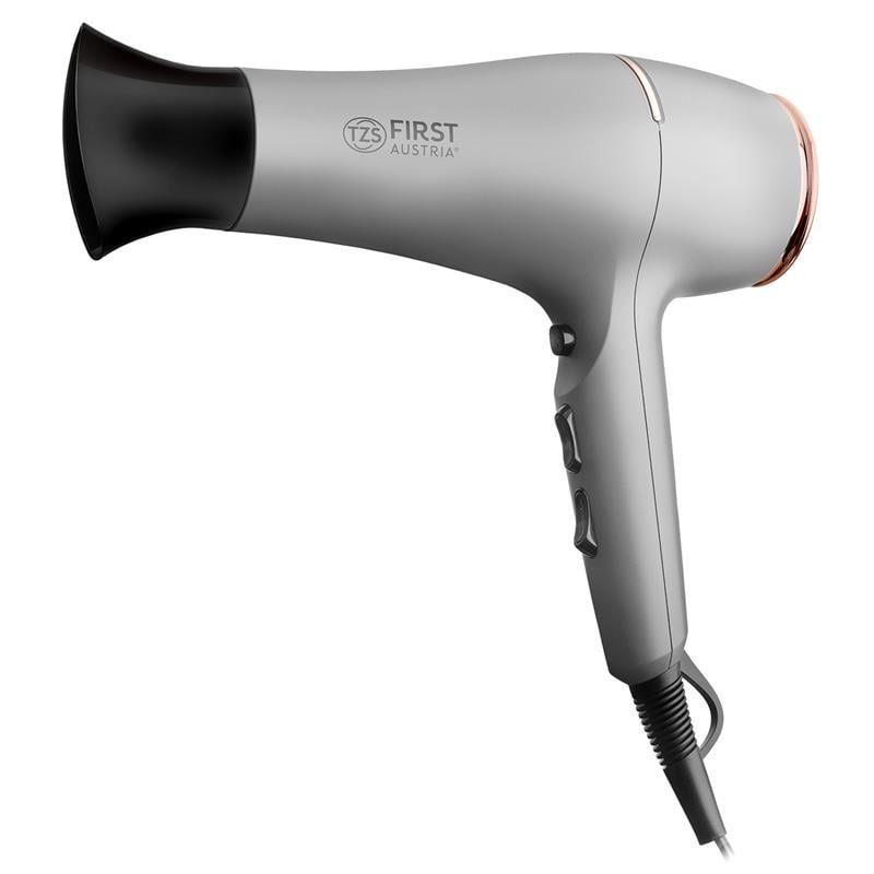 Фен для волос First FA-5654-7-GR ионизация мощность 2200 Вт Серый (623909)