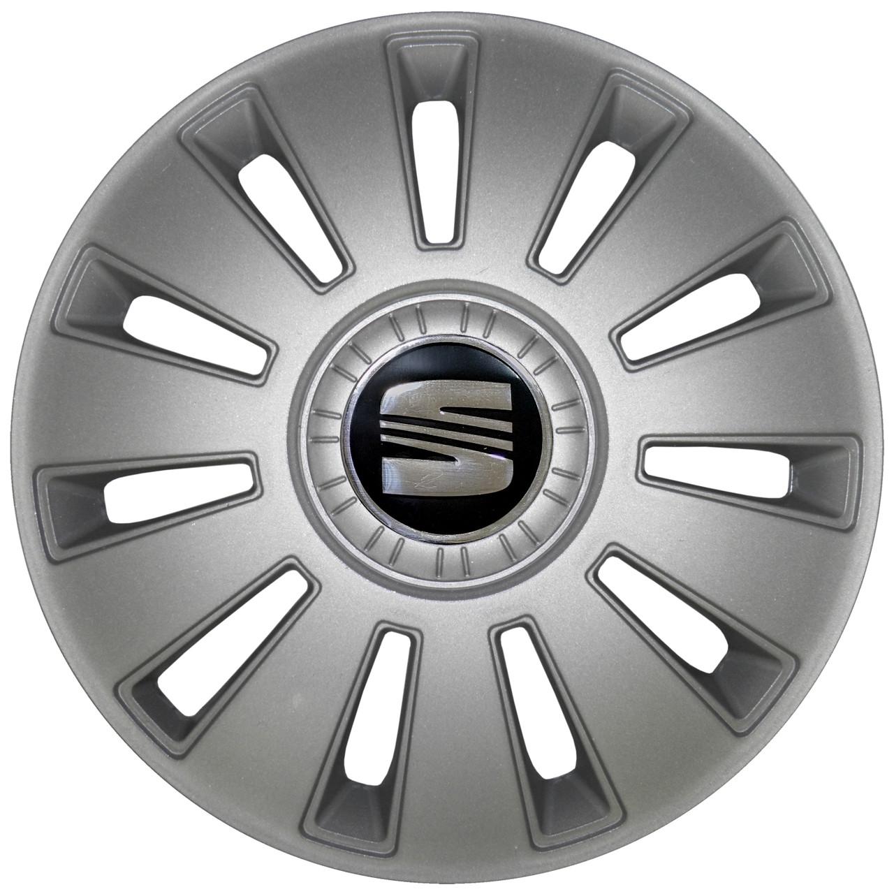 Колпаки для дисков R15 Seat 4 шт. Серый (R15Seat-s)